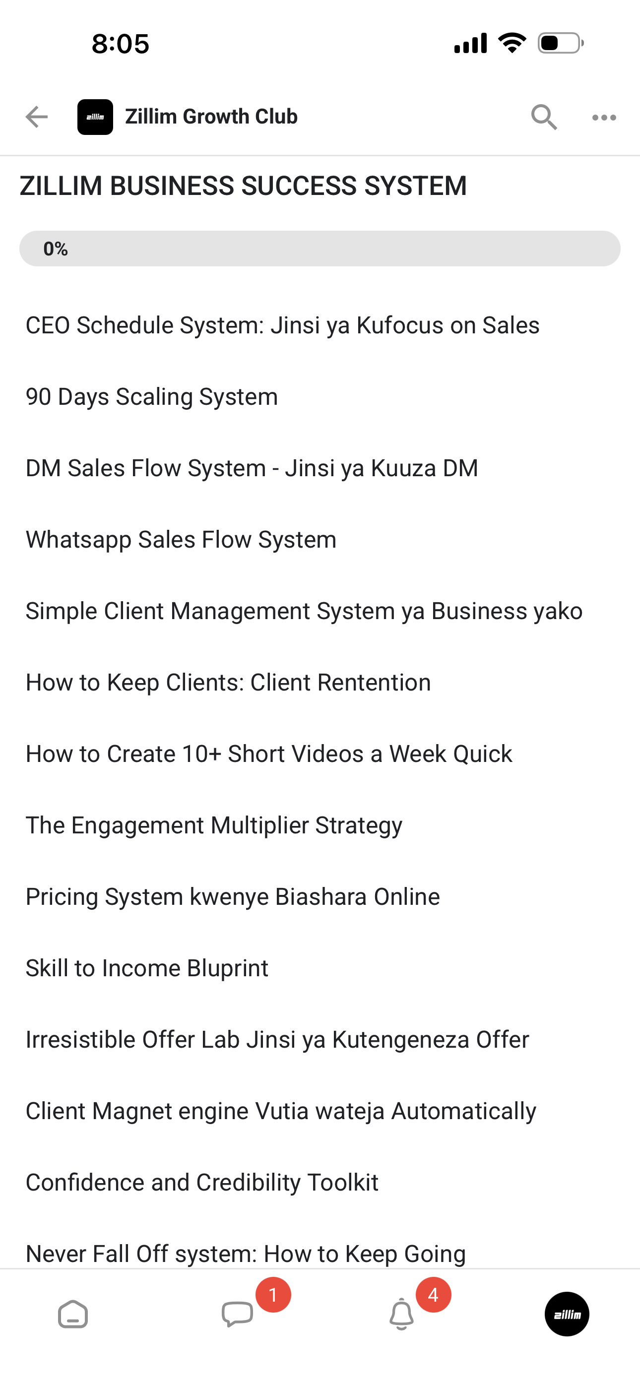Zillim Business Success System